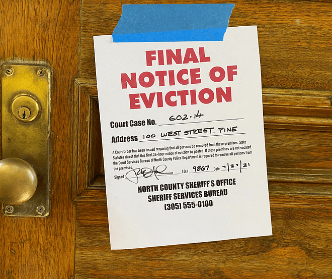 eviction notice - the basics steps to evict a tenant in California - Bruce Croskey Real Estate