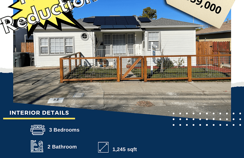 price reduction - 52 Hillcrest ave